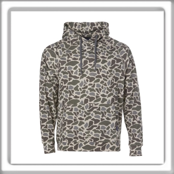 BURLEBO Men's Fleece Pullover Camo Hoodie Sweatshirt Hunting Green Size Medium - Picture 1 of 12